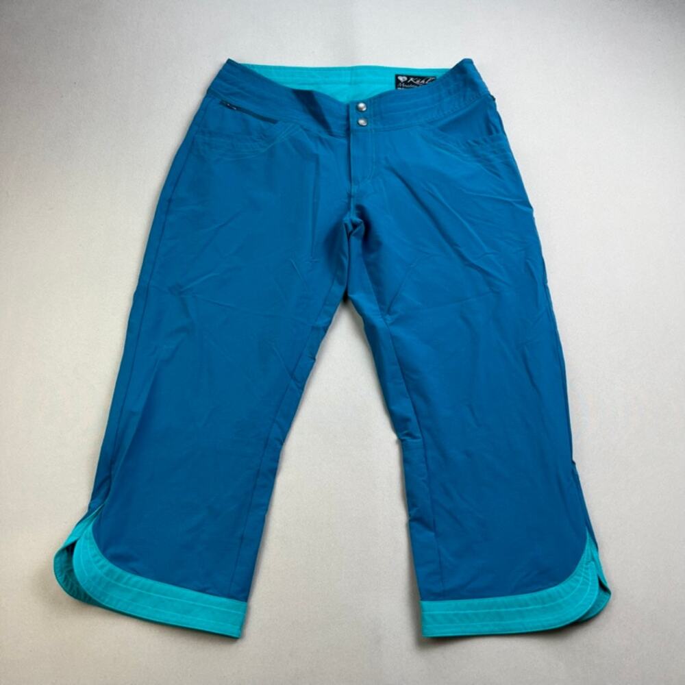 Kuhl Capri Hiking Pants Womens 8 Blue Lightweight Mountain Culture Climbing